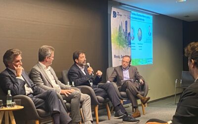 Manel Rodríguez, CEO of ALAS Vivienda Asequible, participates in the official presentation of The District Show
