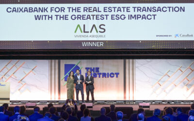 ALAS receives the Caixabank Award for Best Real Estate Transaction with the Greatest ESG Impact at The World Class District Awards